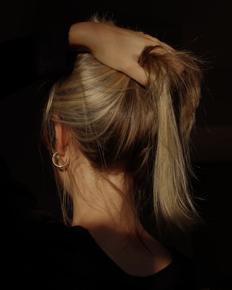 Penteado preso com acabamento